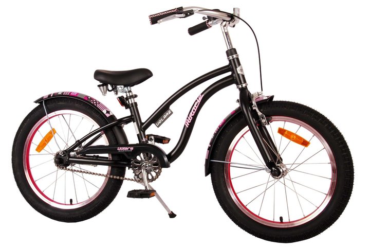 Volare Miracle Cruiser Kinderfiets Meisjes 18 inch Mat Zwart 2