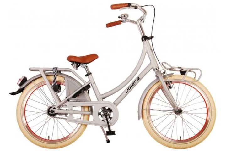 Volare Classic Oma Kinderfiets Meisjes 20 inch Mat Zilver 1