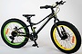 Volare Gradient Fatbike 20 inch Zwart/Groen/Geel 6v 1 klein