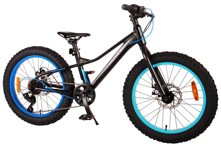 Volare Gradient Fatbike 20 inch Zwart/Blauw/Aqua 6v 2