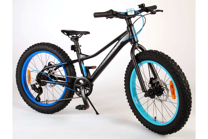 Volare Gradient Fatbike 20 inch Zwart/Blauw/Aqua 6v 3