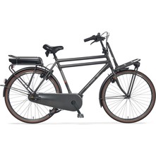 Cortina Cortina E-U4 Transport Herenfiets 28 inch 61 cm Bosch Active Line Middenmotor 7v Eclips Black Matt