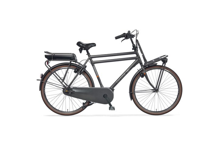 Cortina E-U4 Transport Herenfiets 28 inch 61 cm Bosch Active Line Middenmotor 7v Eclips Black Matt 1