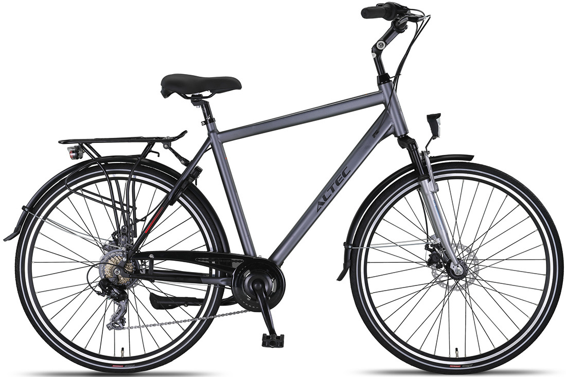 Altec Verona Herenfiets 28 inch 56cm Schijfremmen Antraciet 7v Altec Verona Herenfiets 28 inch 56cm Schijfremmen Antraciet 7v