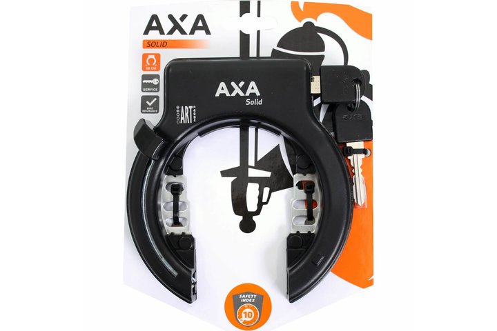 Axa ringslot Solid XL zwart 1