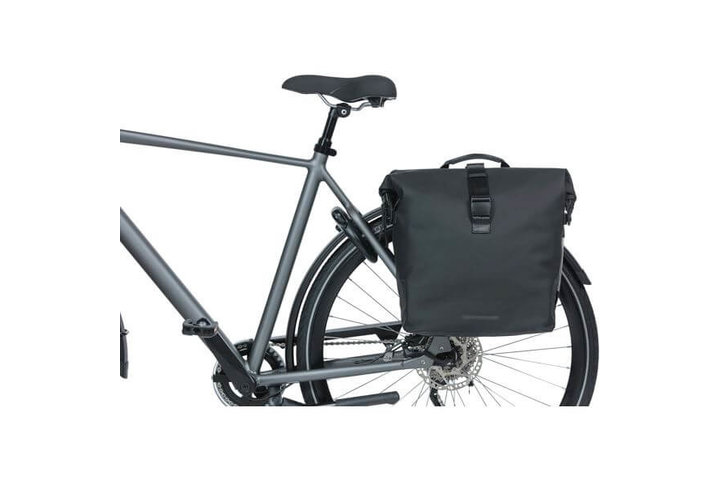 Basil fietstas dubbel SoHo Nordlight night zwart 41L 6