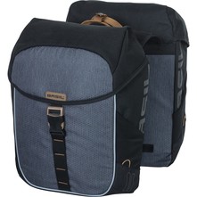 Basil Basil fietstas dubbel Miles black 32L