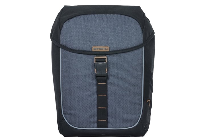 Basil fietstas dubbel Miles black 32L 2