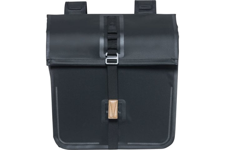 Basil fietstas dubbel Urban dry black 50L 2