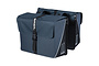 Basil fietstas dubbel Forte blue black 35L 1 klein