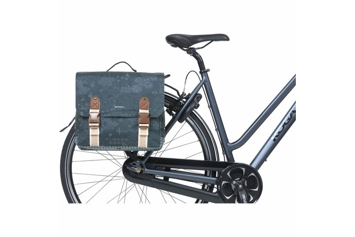 Basil Basil fietstas dubbel Boheme indigo blauw MIK 35L