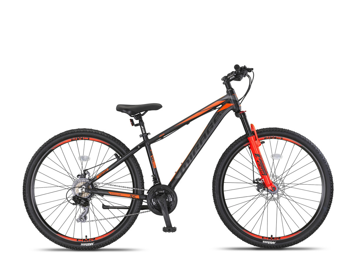 Umit Umit Mirage Mountainbike 29 inch 41cm Schijfremmen Zwart/Oranje 21v
