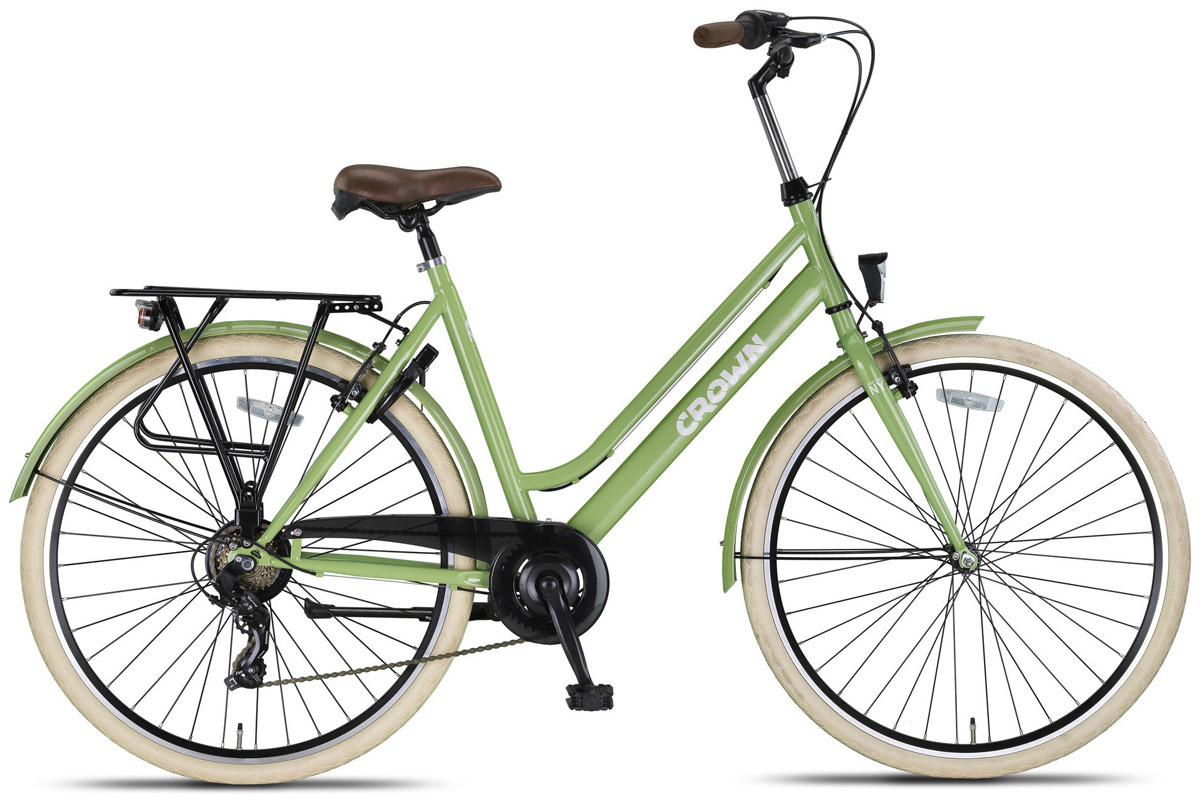 Crown New York Damesfiets 28 inch 53cm 7v Crown New York Damesfiets 28 inch 53cm 7v