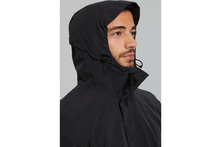 Basil regenparka Mosse heren Jet Black 5