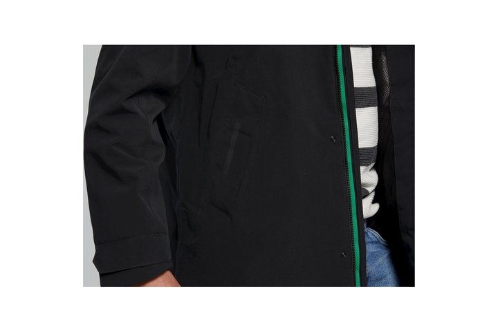 Basil regenparka Mosse heren Jet Black 6