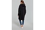 Basil poncho Mosse unisex Jet Black 7 klein