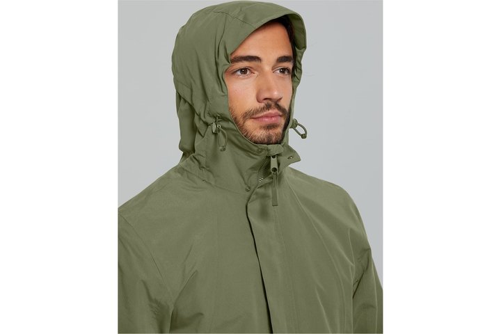 Basil regenparka Mosse heren Olive Green 5