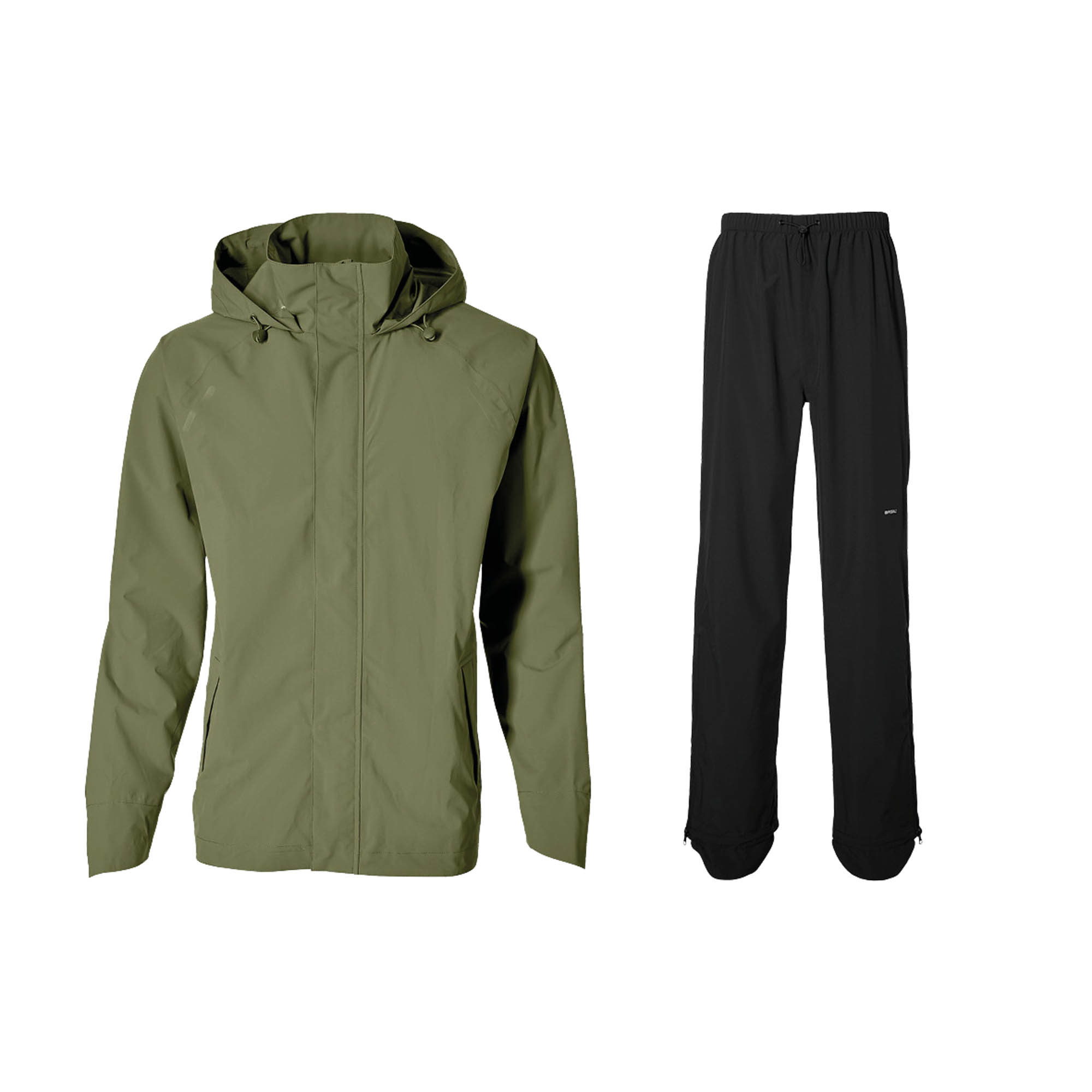 Basil regenpak Hoga unisex Olive Green