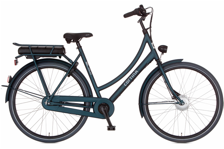 Cortina E-U1 Elektrische Damesfiets 28 inch Deep Green Matt RB7 FM 1