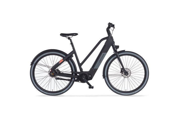 Cortina E-Blau Damesfiets 28 inch 57cm DB8 belt 1