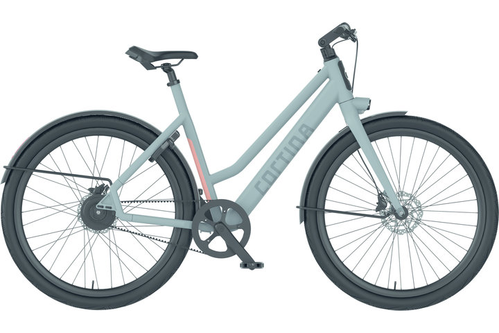 Cortina E-Lett Damesfiets 28 inch 57cm DB Belt 2