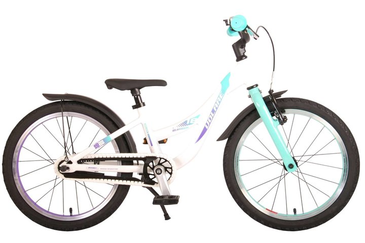 Volare Glamour Kinderfiets Meisjes 18 inch Parelmoer Mint Groen 1