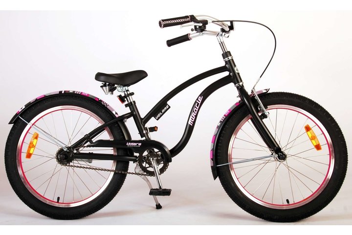 Volare Miracle Cruiser Meisjesfiets 20 inch Mat Zwart 1