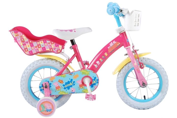 Peppa Pig Kinderfiets Meisjes 12 inch Roze 1