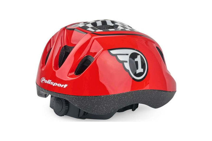 Polisport helm Race XS rd/zw 6