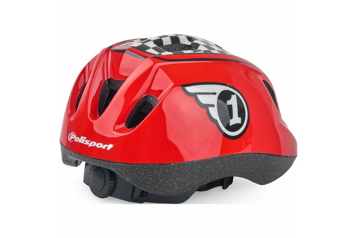 Polisport helm Race XS rd/zw 4