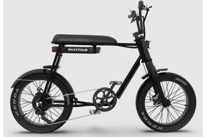 Phatfour FLB+ Elektrische Fatbike 20 inch Zithoogte 83cm 7v 4