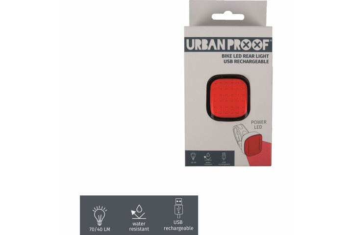 Urban Proof achterlicht led usb 2