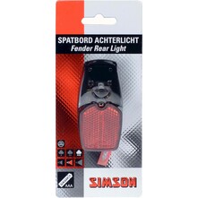 Simson Simson achterlicht Led batterij spatbord