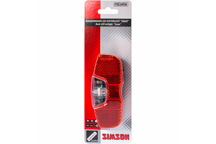 Simson achterlicht Coast batterij 80mm 1