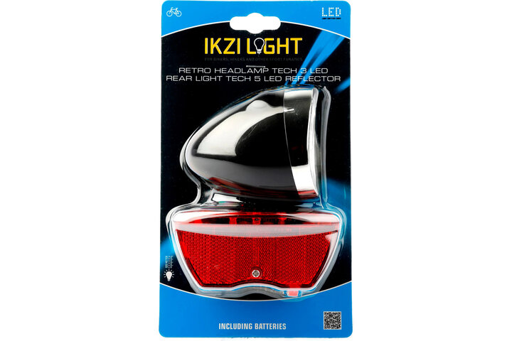 IKZI Light verlichtingsset Retro batterij zwart 1