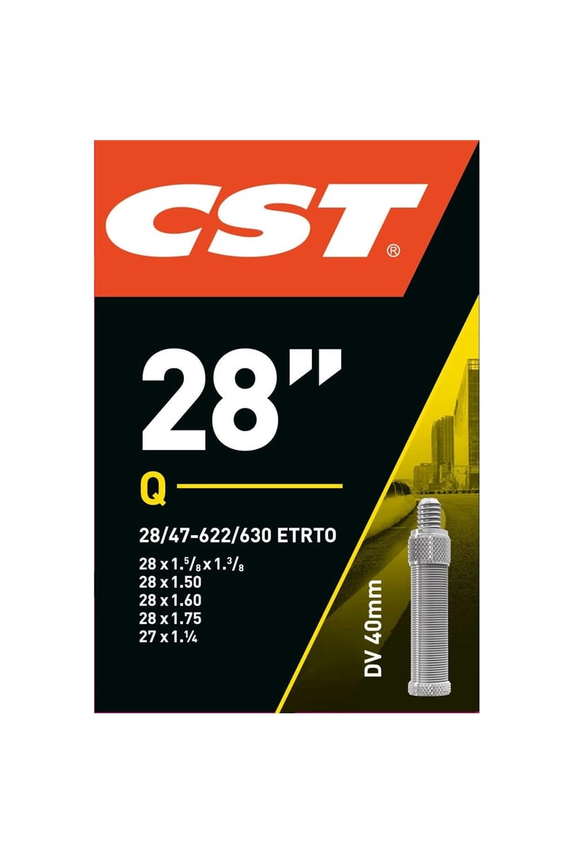 2x ASC Presta Long Valve Inner Tubes – 28 X 1 3/8 - 5/8 For Classic Road Bikes (28-Inch Wheel)