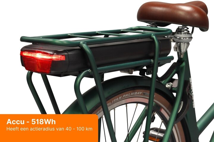 Crown Milano E-bike Dames 28 inch 53cm 7v 10