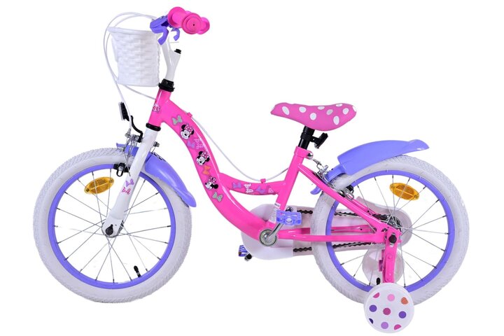 Disney Minnie Cutest Ever Kinderfiets Meisjes 16 inch Roze V-brakes 8