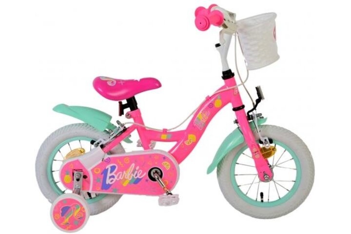 Barbie Kinderfiets Meisjes 12 inch V-Brakes 1