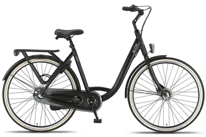 Altec Walesa Damesfiets 28inch 55cm Mat Zwart 3v 2