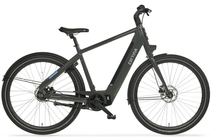 Cortina E-Blau Herenfiets 28 inch 53cm DB8 belt 1