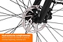 Altec Cento Elektrische Damesfiets 28 inch 53cm Belt Intube 11 klein