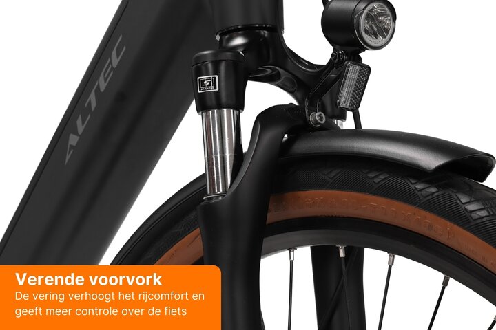 Altec Cento Elektrische Damesfiets 28 inch 53cm Belt Intube 15