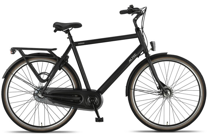 Altec Walesa Herenfiets 28inch 61cm Mat Zwart 3v 1