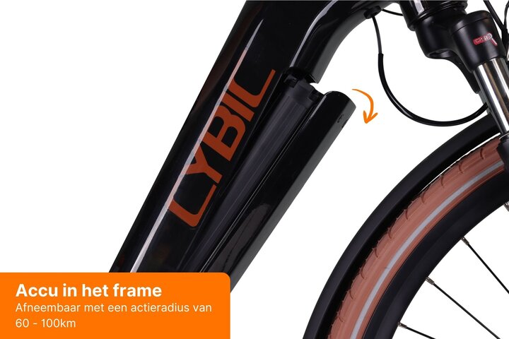 Cybic Belena Elektrische Stadsfiets 28 inch 43cm 8v 9