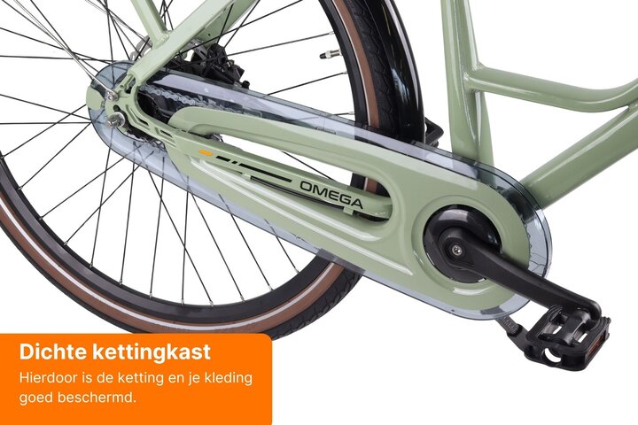 Altec Omega Plus Herenfiets 28 inch Mat Zwart 55cm 7v 8
