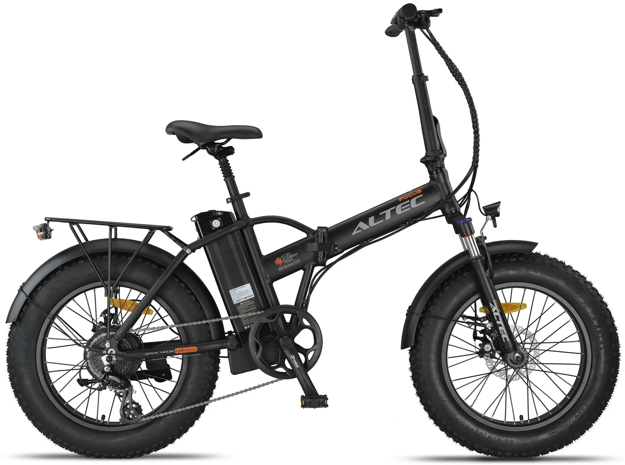 Altec Focus Elektrische Fatbike 20 inch Vouwbaar 8v afbeelding