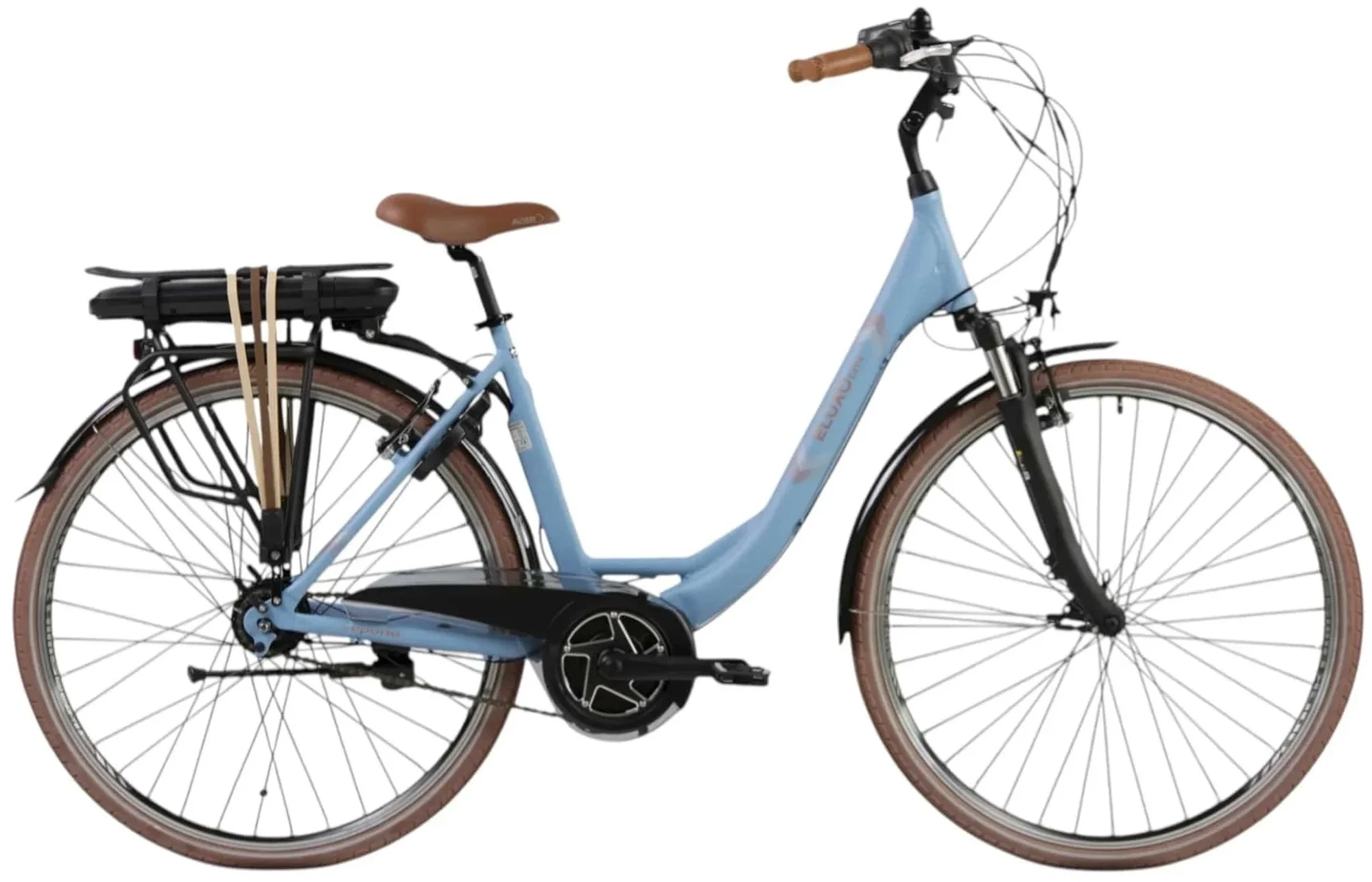 Eluxo E-Voltage City Elektrische Damesfiets 28 inch 49cm 8v afbeelding