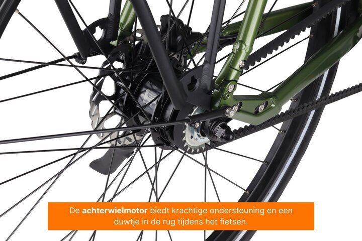 Altec Blitz Elektrische Herenfiets 28inch Zwart 55cm 7