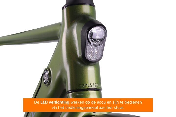 Altec Blitz Elektrische Herenfiets 28inch Zwart 55cm 12